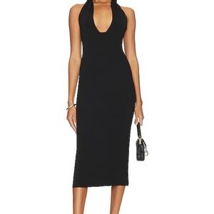 WeWoreWhat Black Strapless Dress